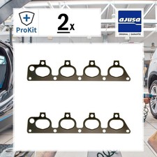 2x ORIGINAL® Ajusa 13179400 Dichtung, Abgaskrümmer für Opel CORSA C MERIVA A