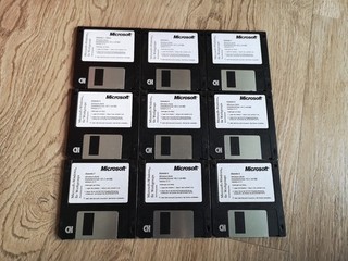 Microsoft Windows für Workgroups 3.11 Deutsch 3 5" Disketten 1993