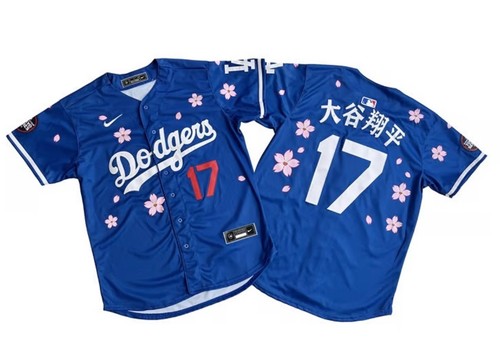 SHOHEI OHTANI #17 Los Angeles Dodgers Kanji Edition Tokyo Series Jersey LAD