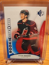 2025-26 Upper Deck SP Rookie Authentics Blue Ryan Suzuki RC Hurricanes #136