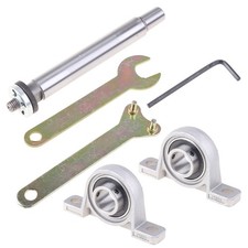 M14 Thread Spindle Shaft Pulley Shaft Length 170mm 4 Inch Lathe Parts DIY