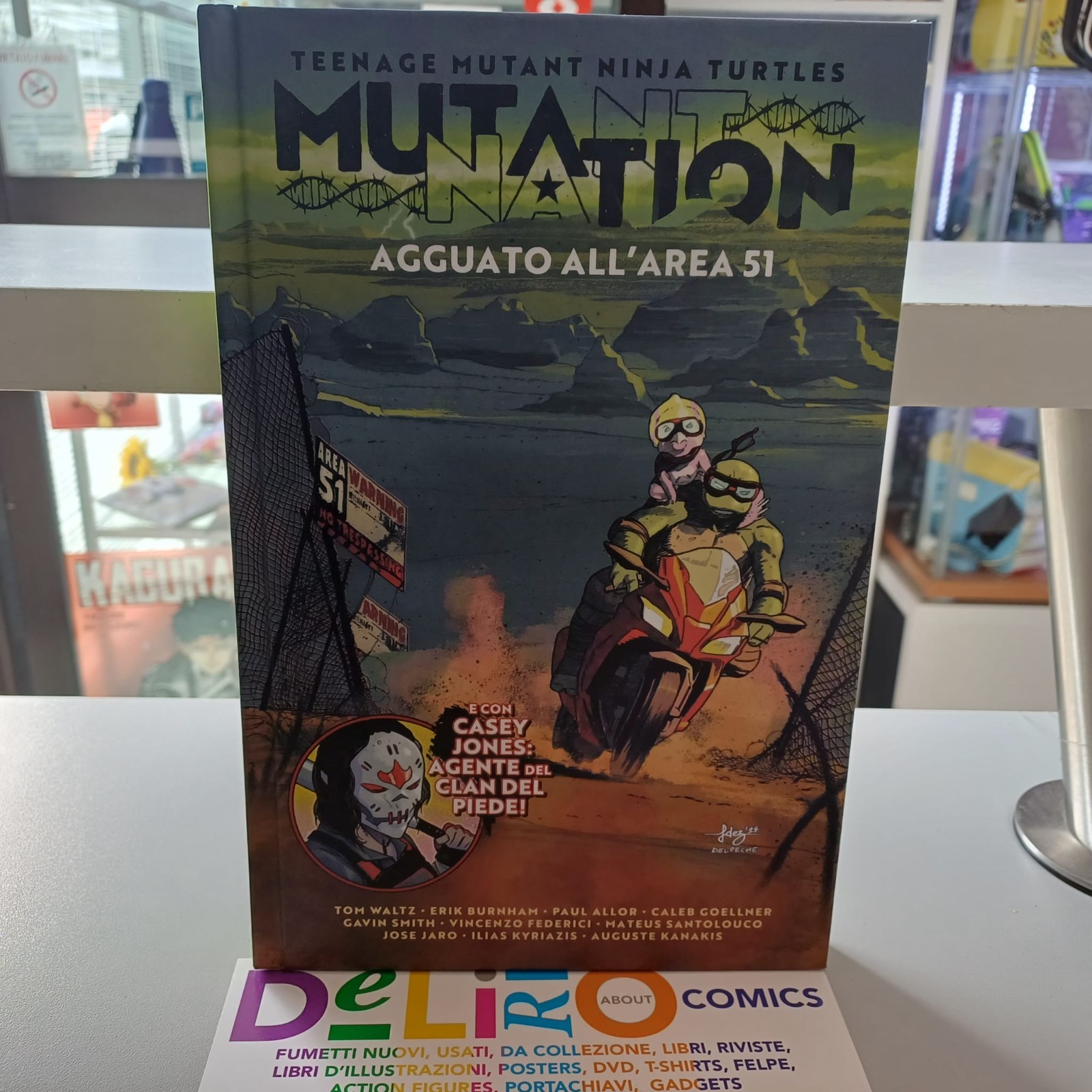 TEENAGE MUTANT - MUTANT NATION AGGUATO ALL'AREA 51 N.1 Ed.PANINI SCONTO 5%