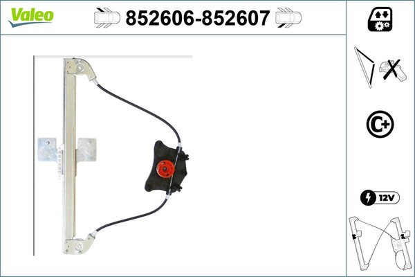 Valeo Fensterheber 852606 FüR Audi A3 Sportback 8VA 8VF Limousine 8VS 8VM 8V1-image