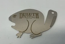 Duluth Trading Angry Beaver Multitool Keychain Rare Brand Item