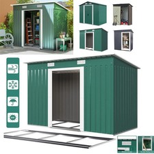 Metal Garden Shed 6 X 4, 8 X 4, 8 X 6, 10 X 8 Garden Storage WITH FREE BASE New