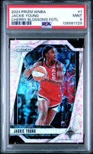 2024 PANINI PRIZM WNBA CHERRY BLOSSOMS FOTL #1 JACKIE YOUNG 17/20 PSA 9