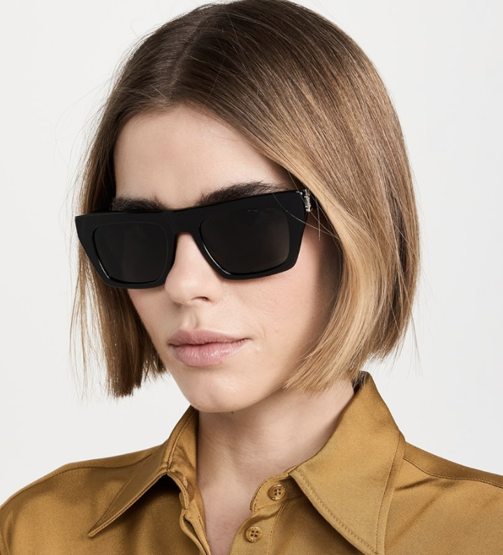 NUOVI occhiali da sole Yves Saint Laurent SL M131 001 52 mm 100% autentici