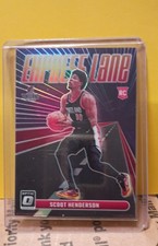 2023-24 Panini Donruss Optic - Express Lane Scoot Henderson #14 Purple Prizm...