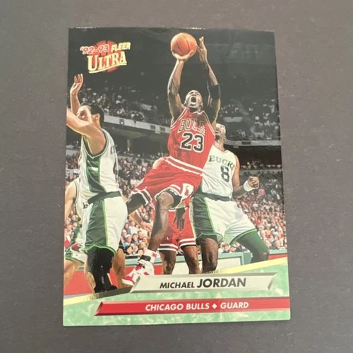 Fleer 1992-93 Ultra #27 Michael Jordan Chicago Bulls Basketball Card NBA
