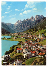 Auronzo di Cadore - Panorama sul lago e Dolomiti - Belluno - ITALIA 1978