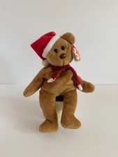 CHRISTMAS "1997 Teddy Style 4200" Ty Beanie Baby Bear 1996