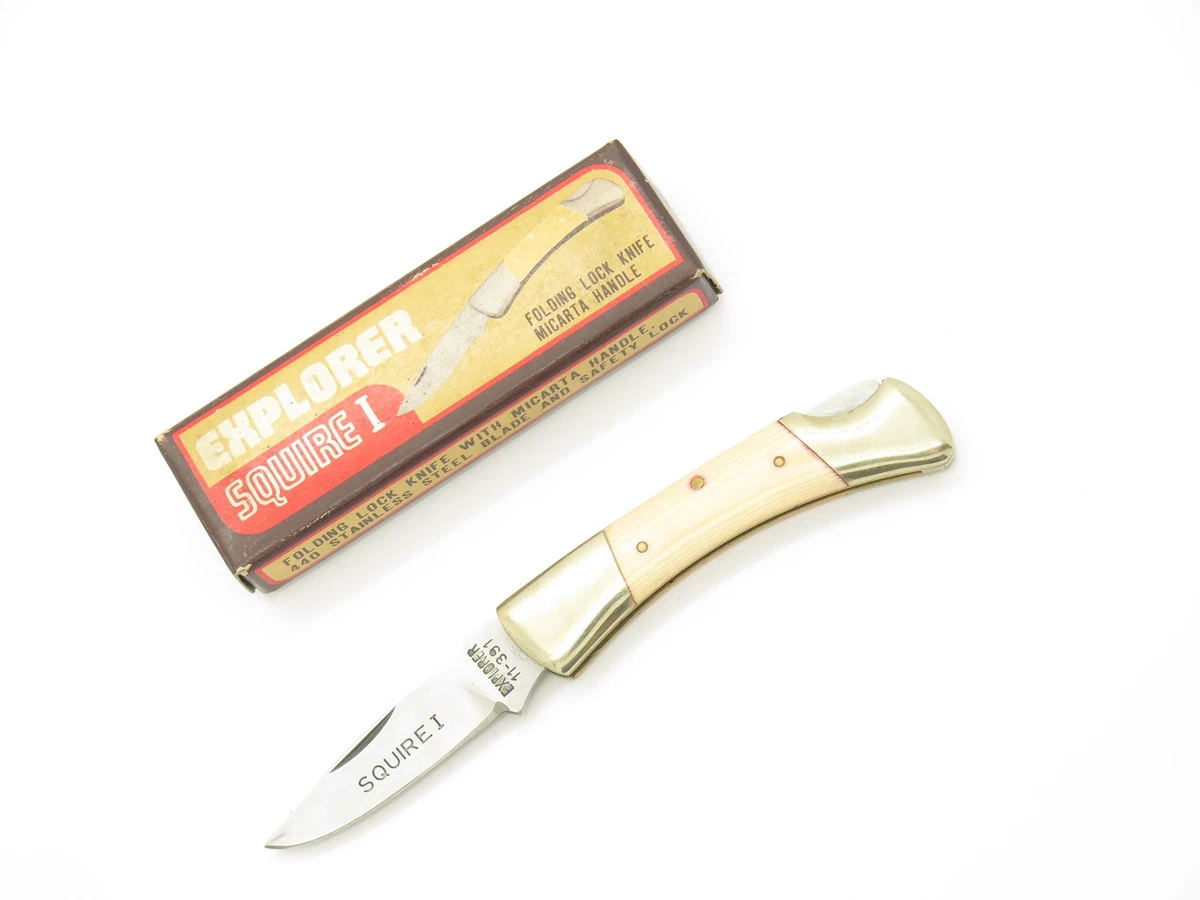 Explorer Knife In Collectible Vintage Factory Manufactured Folding