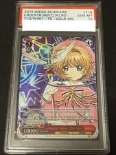 PSA10 Weiss WS CC Sakura TD English Autograph SP