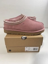 UGG Tasman Pink Dawn Women Size US 7/UK 5 Suede & Sheepskin Slipper 1174470-PDW