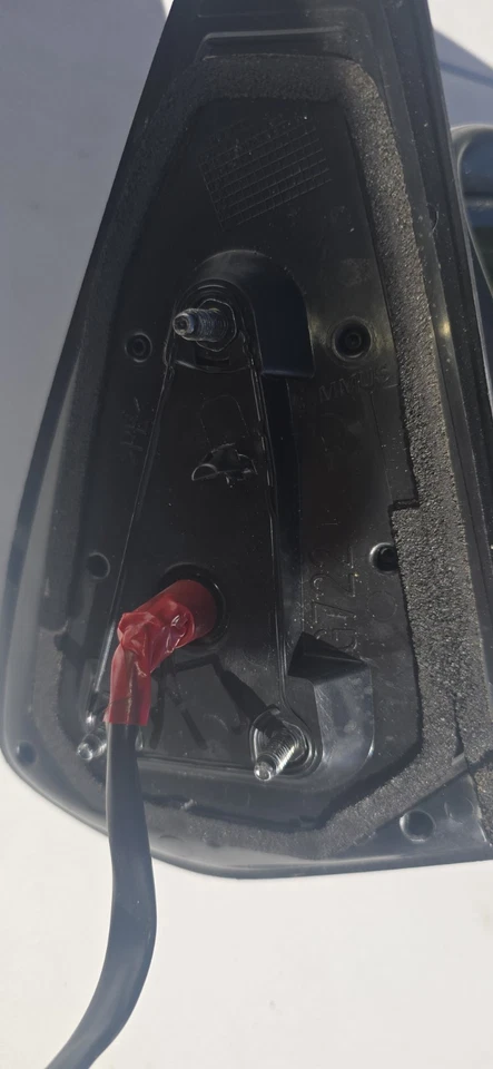 Espejo retrovisor derecho derecho Toyota Tacoma 2016-2023 MMUS G724 G722 negro Foto 4 de 4