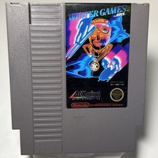 Winter Games Nintendo NES Authentic Tested And Working Game