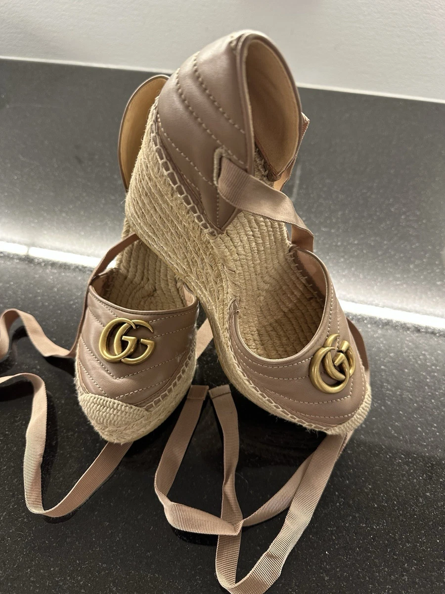 Gucci Leather Upper Women's Espadrille for sale | eBay