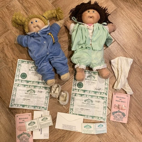 Cabbage Patch Kids  Lot | Set Of 2| 1984-1985