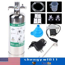 Aquarium CO2 Generator System Kit Cylinder Carbon Dioxide Plants Stainless Steel