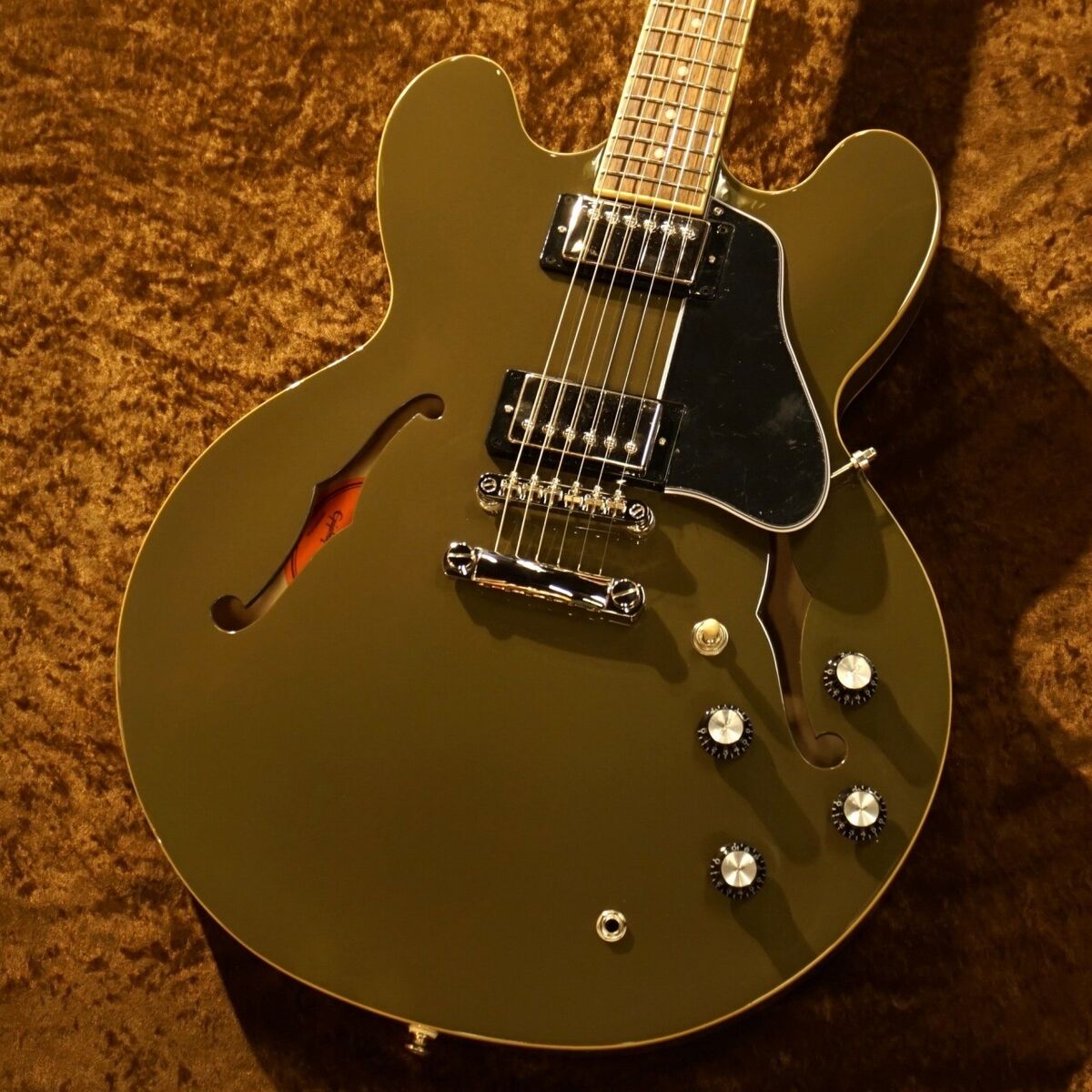 Epiphone inspired by Gibson NEW ES-335 ~Olive Drab Green Epiphone inspired by Gibson NEW ES-335 ~Olive Drab Green