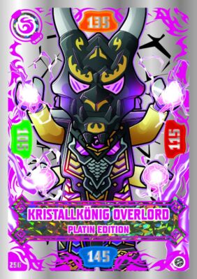 Ninjago Serie 8 Trading Card Nr. 256 - Kristallkönig Overlord