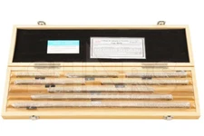 8Pc AS-1 Grade Long Large Steel Gage Block Set 5 to 20" NIST Cert. R}