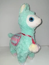 Walking and Dancing Llama Sound 'n Light Animatronics Light Green/Teal Works