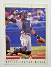 Javy Lopez 1992 Classic Best Minor League #117 MLB Insert Card Braves