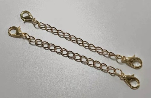 2X UK Gold Necklace Extender 3 Inches 