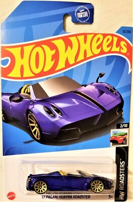 ミニカー Hot Wheels NFT Pagani Huayra Roadster Hot Wheels NFT Garage Series 5 '17 Pagani Huayra Roadster Yellow