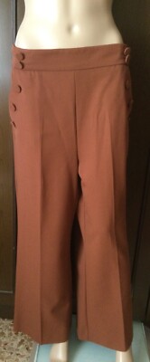 Lange weite Hose MAX&Co. Damen, braune Farbe Gr. IT 48 DE 42 US 12 GB 16