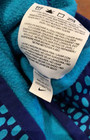 Nike girls therma-fit hoodie blue with teal ovals polyester xs pouch pocket GUC — photo 6