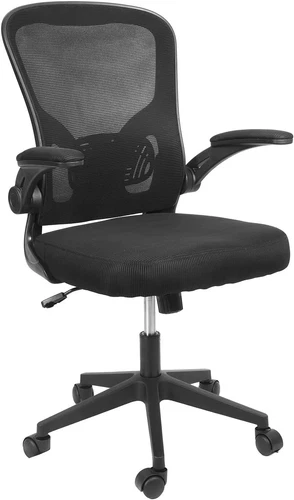 Mesh Ergonomic Home Office Chair Computer Adjustable Height Desk Chair Black - Picture 6 of 6
