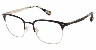 Robert Graham Fernand BLK Black/Gold Square Metal Frame 52-20-145