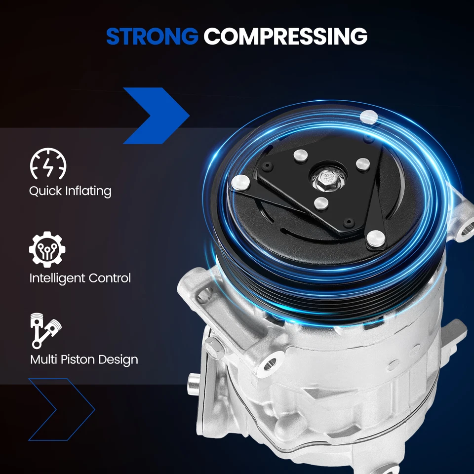 Conjunto de compresor de aire acondicionado 7SBH17C CO 29232C para Ram ProMaster 1500 3,6 L Foto 4 de 4