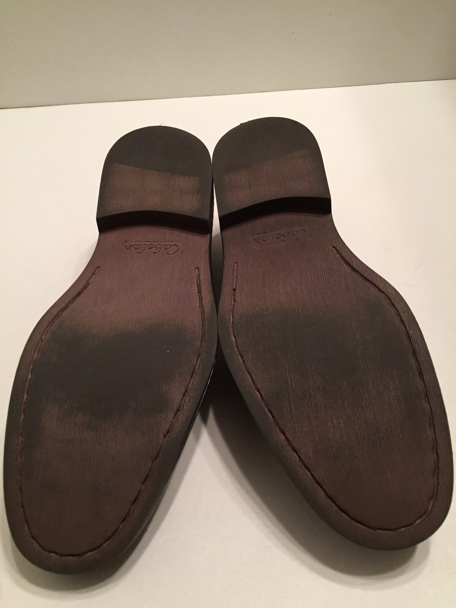 Cabelas Loafers Brown Leather Tasseled Men display picture 3