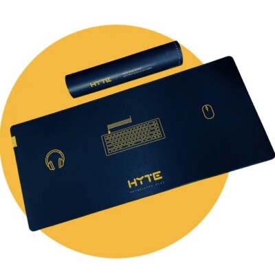 HYTE Desk Pad DP900 (anti-fray, quick glide fabric) - PRO-GAMER, Premium, 28 SPI