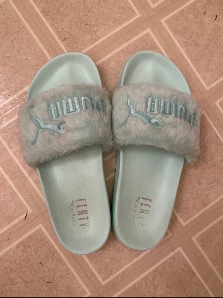 Puma Shoes Fenty Slides In Stores Fenty Slides Mint Savage X Fenty