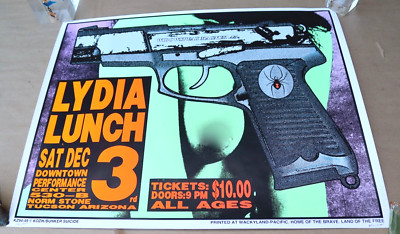 1994 LYDIA LUNCH ARIZONA CONCERT POSTER ART PRINT LE 1500 SIGNED