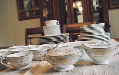 SALE! Noritake Japan 6679 Raphael 54pc Fine China Set | eBay