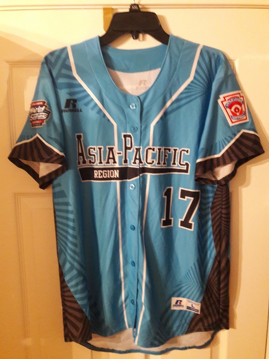 LITTLE LEAGUE SOFTBALL WORLD SERIES GAME USED ASIA PACIFFIC REGION JERSEY  IN USA