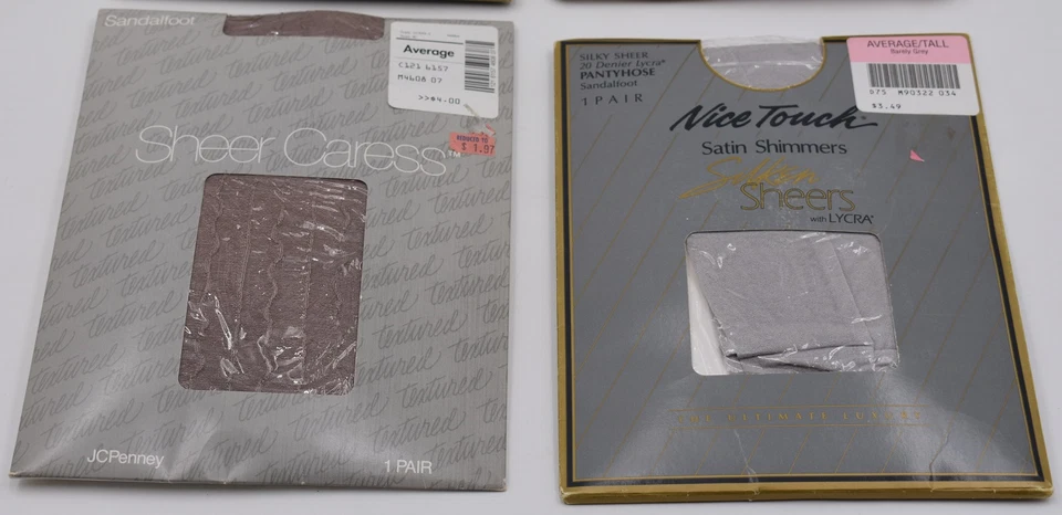 Lote de 6 pares de pantimedias de colección tamaño promedio The Legworks Touch pura caricia Foto 2 de 4