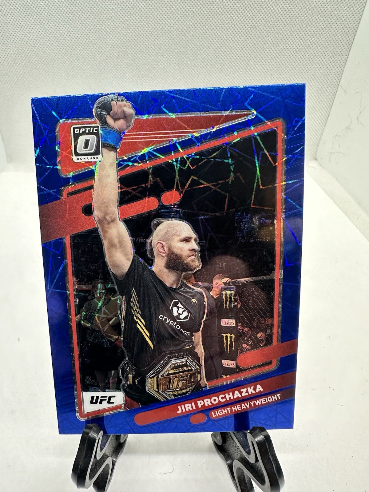 2022 Panini Donruss Optic UFC - Blue Velocity Prizm #86 Jiri Prochazka B1-2