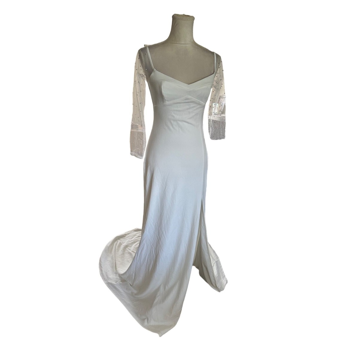 lulus beaded wedding dress Infinite Adoration Ivory Beaded Embroidered Lace Maxi Dress