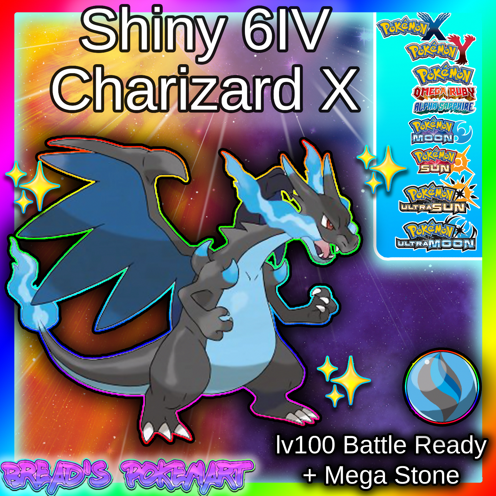 Pokemon MEGA Charizard X 663