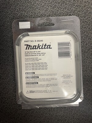 Makita E-00240 16 Inch Saw Chain, 3/8" LP, .043", 56, Low Kickback - Foto 11