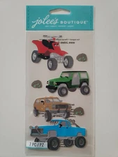 Jolees Boutique scrapbooking stickers Off Roading 4 wheeling