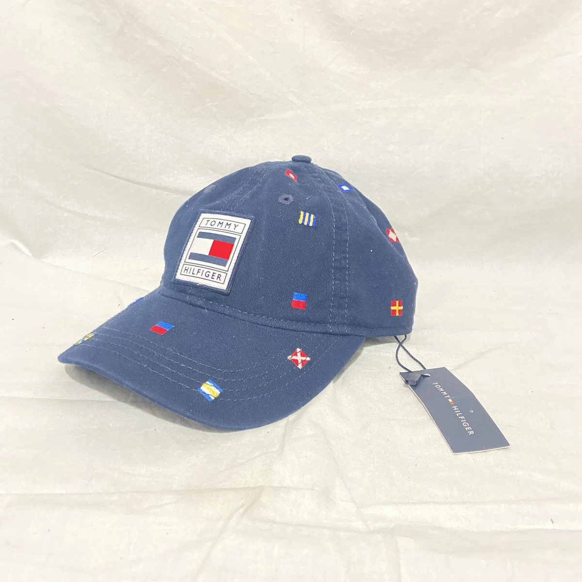 TOMMY HILFIGER Big Flag Cap CAP HAT, Blue Brand New | eBay | Baseball Caps