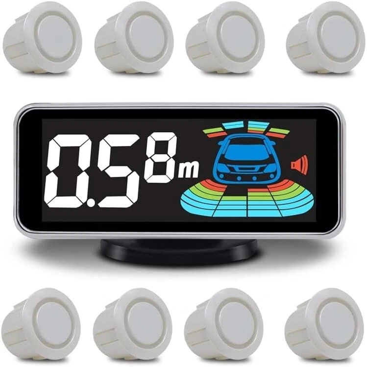 Advanced Auto Reverse Parking System with 8 Sensors & Adjustable Sound Alarms - Image 3 of 4