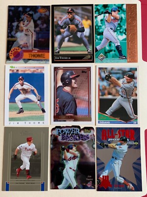 Jim Thome 1992-2005 Inserts Parallels Oddballs Indians NM to NM-MT You Pick!!